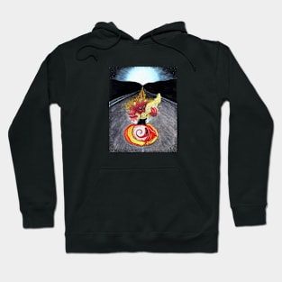 Burning road Hoodie